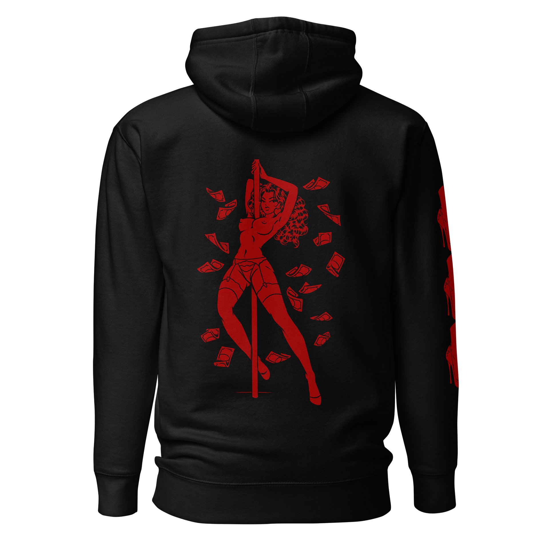 Ivory hoodie - blood red product image (1)