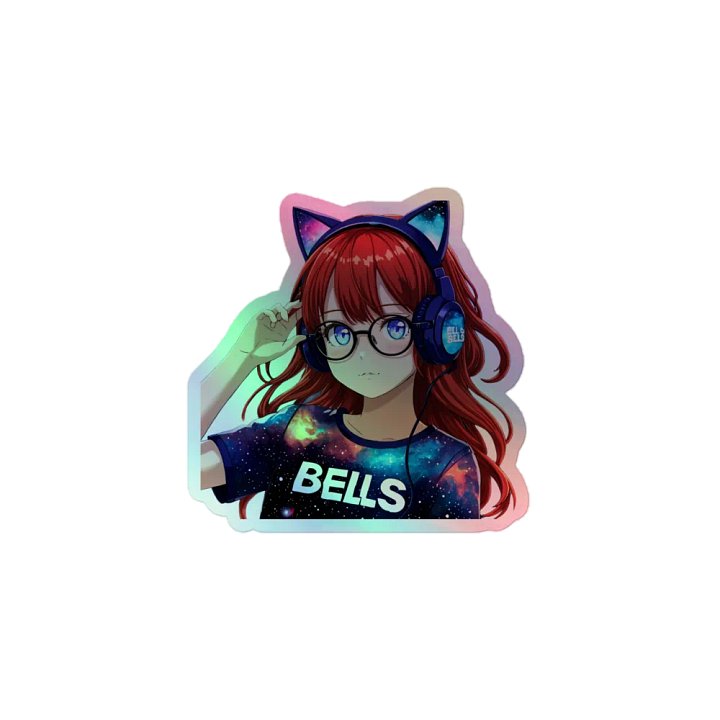 Bells galaxy holographic sticker product image (1)