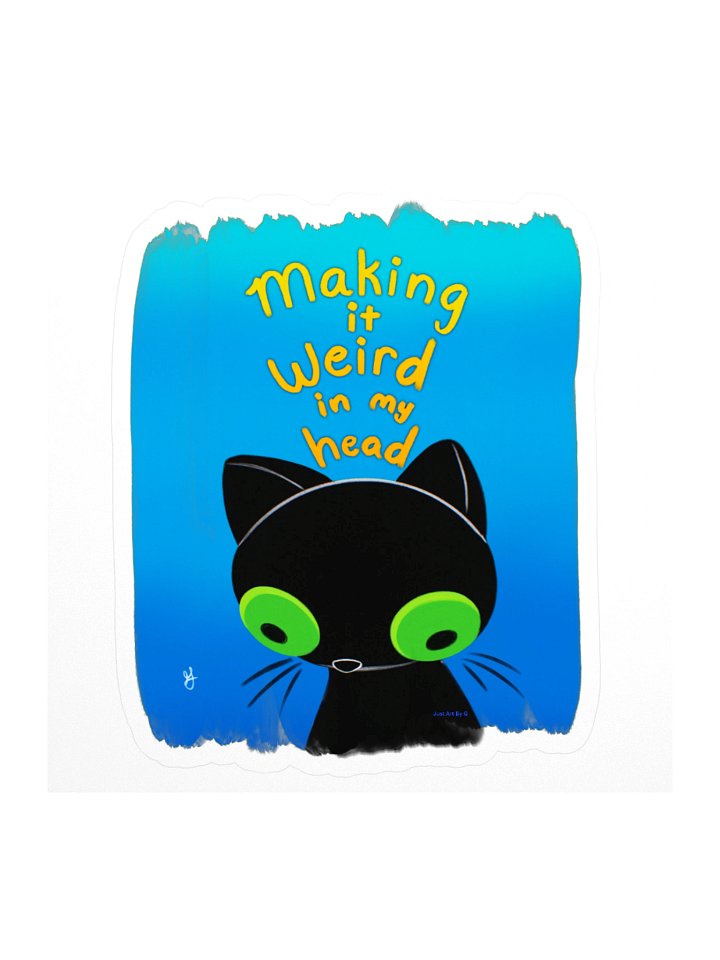 Making it Weird in my Head sticker product image (1)