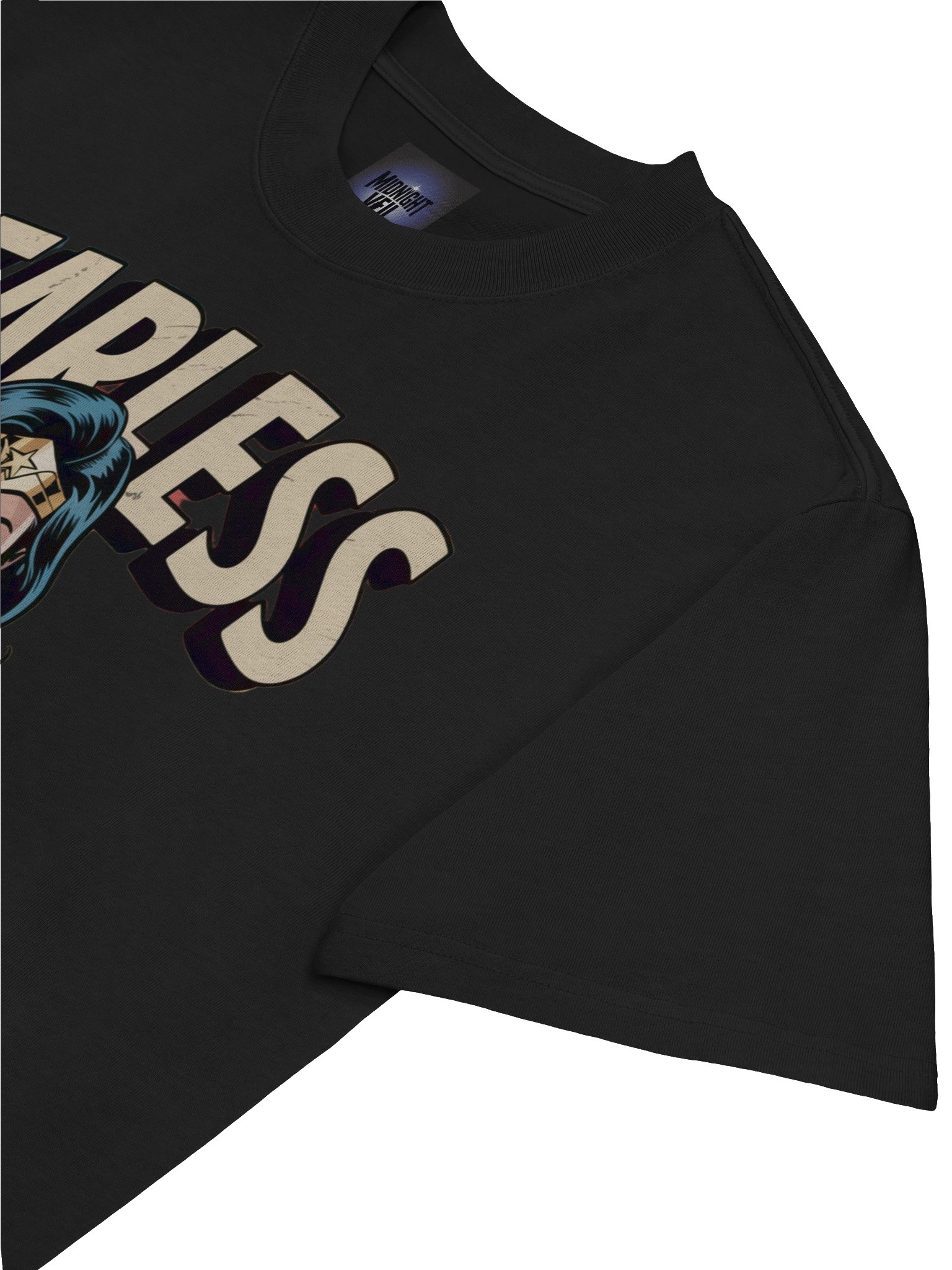 Wonder Woman Fearless Eclipse Oversized Faded T-Shirt product image (7)