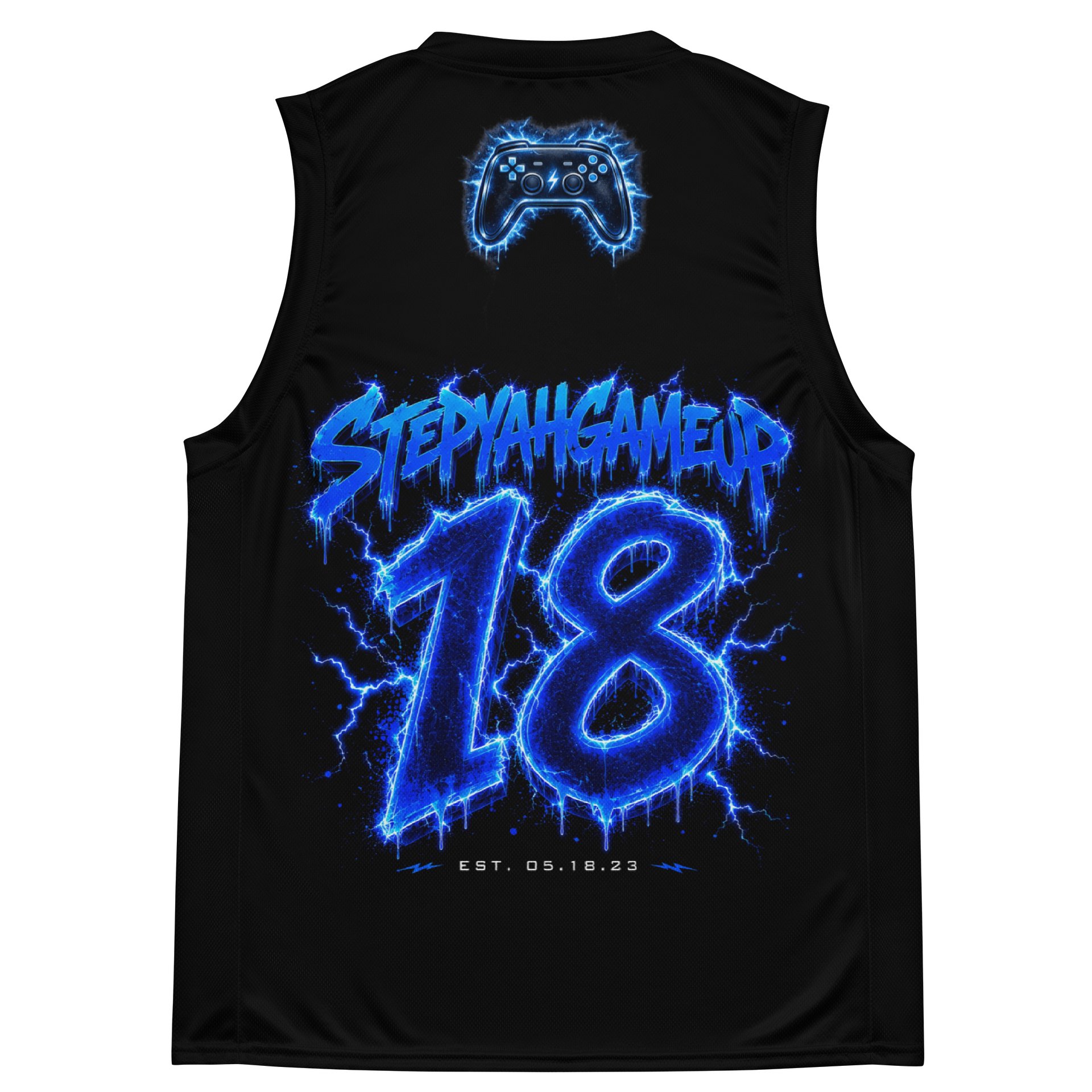 StepYahGameUp — Basketball Dunk | Unisex Jersey product image (4)