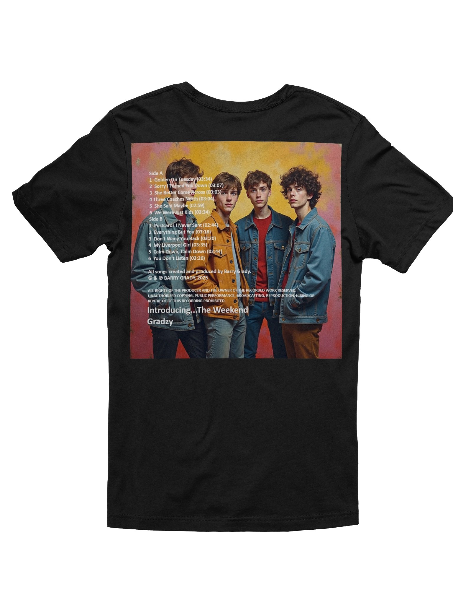 'The Weekend' Gradzy Crew T-Shirt product image (2)