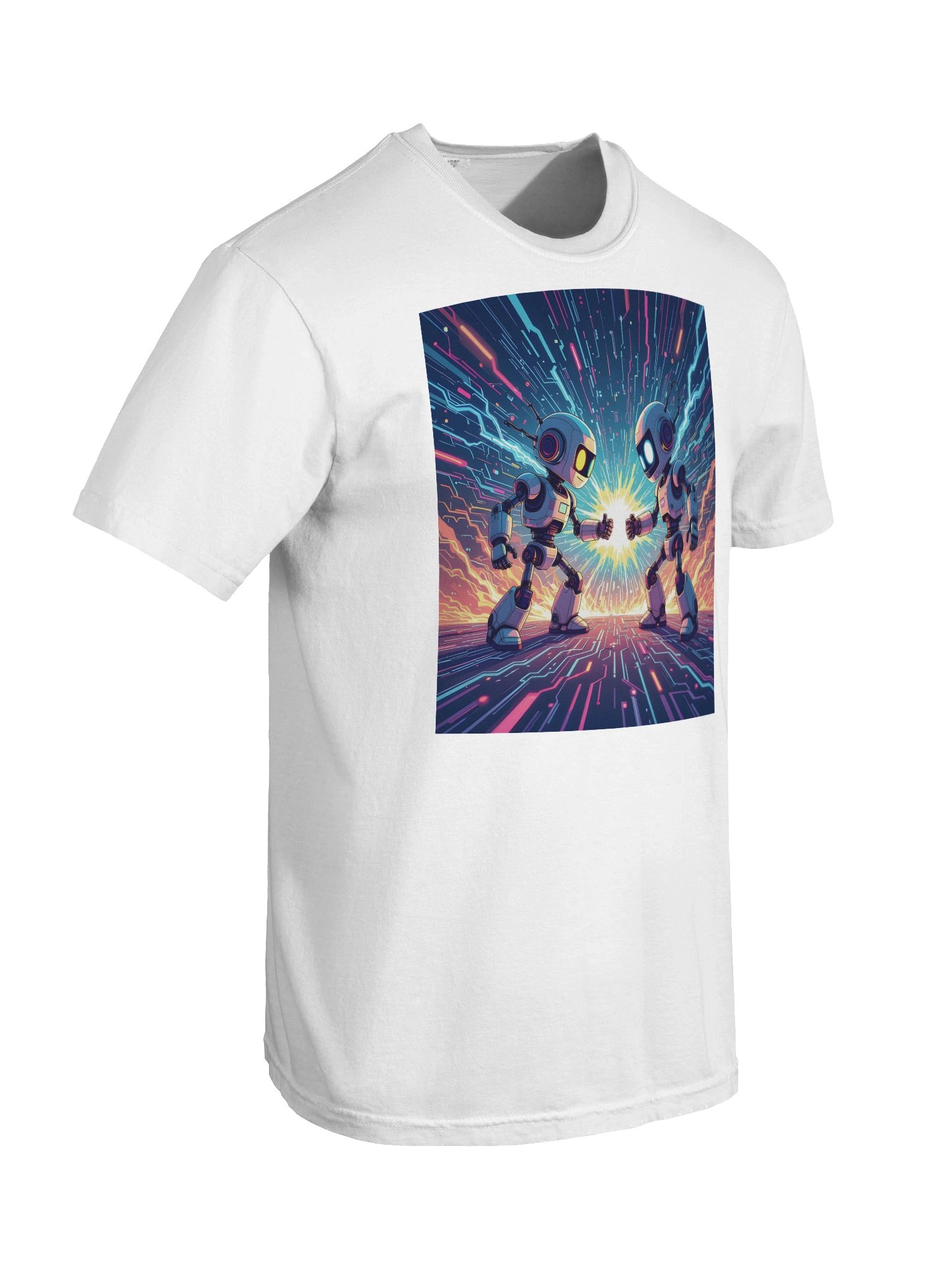 Dynamic Robot Showdown T-Shirt product image (24)