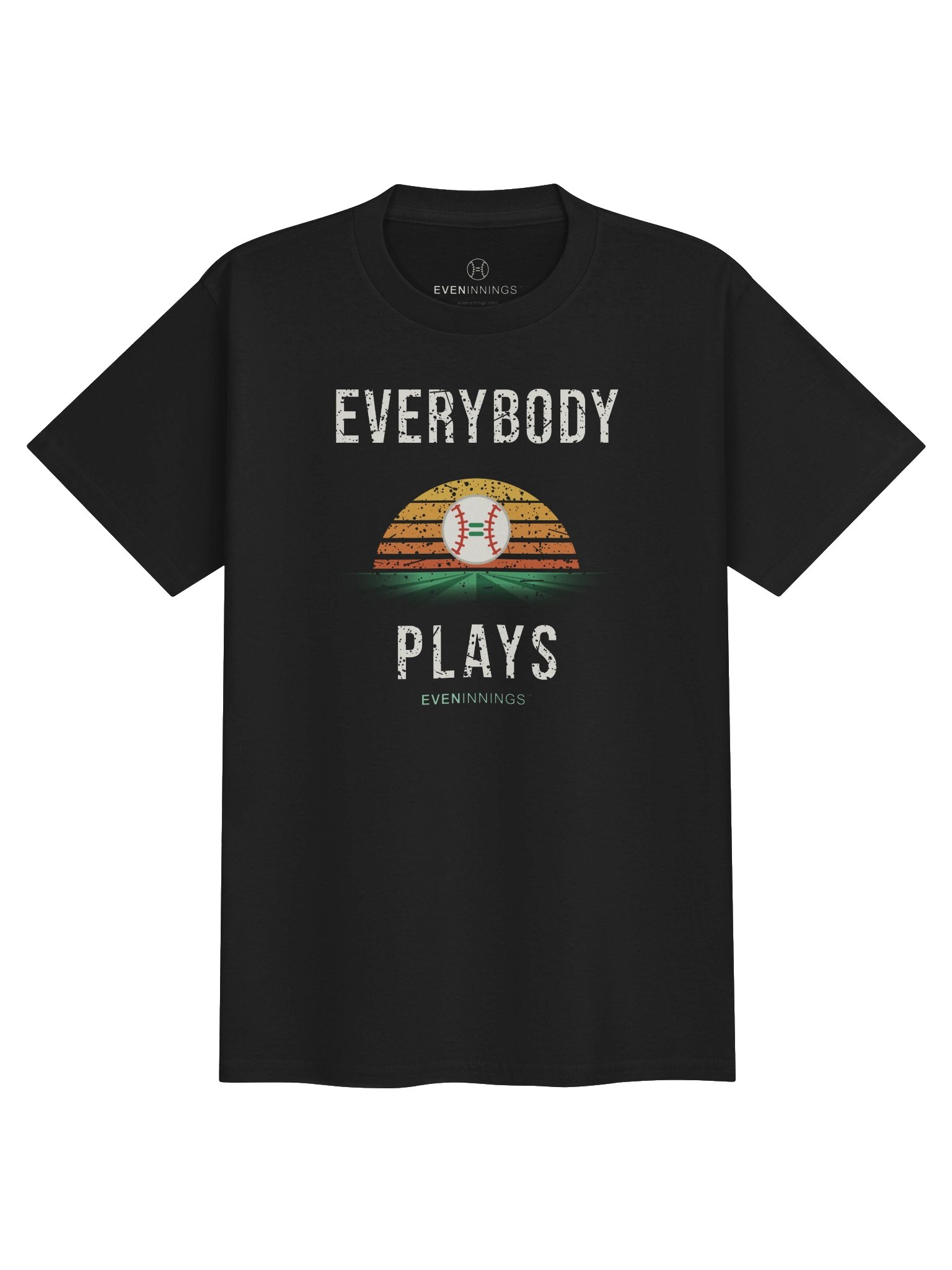 Everybody Plays — Sunset Stripes Youth Tee product image (1)