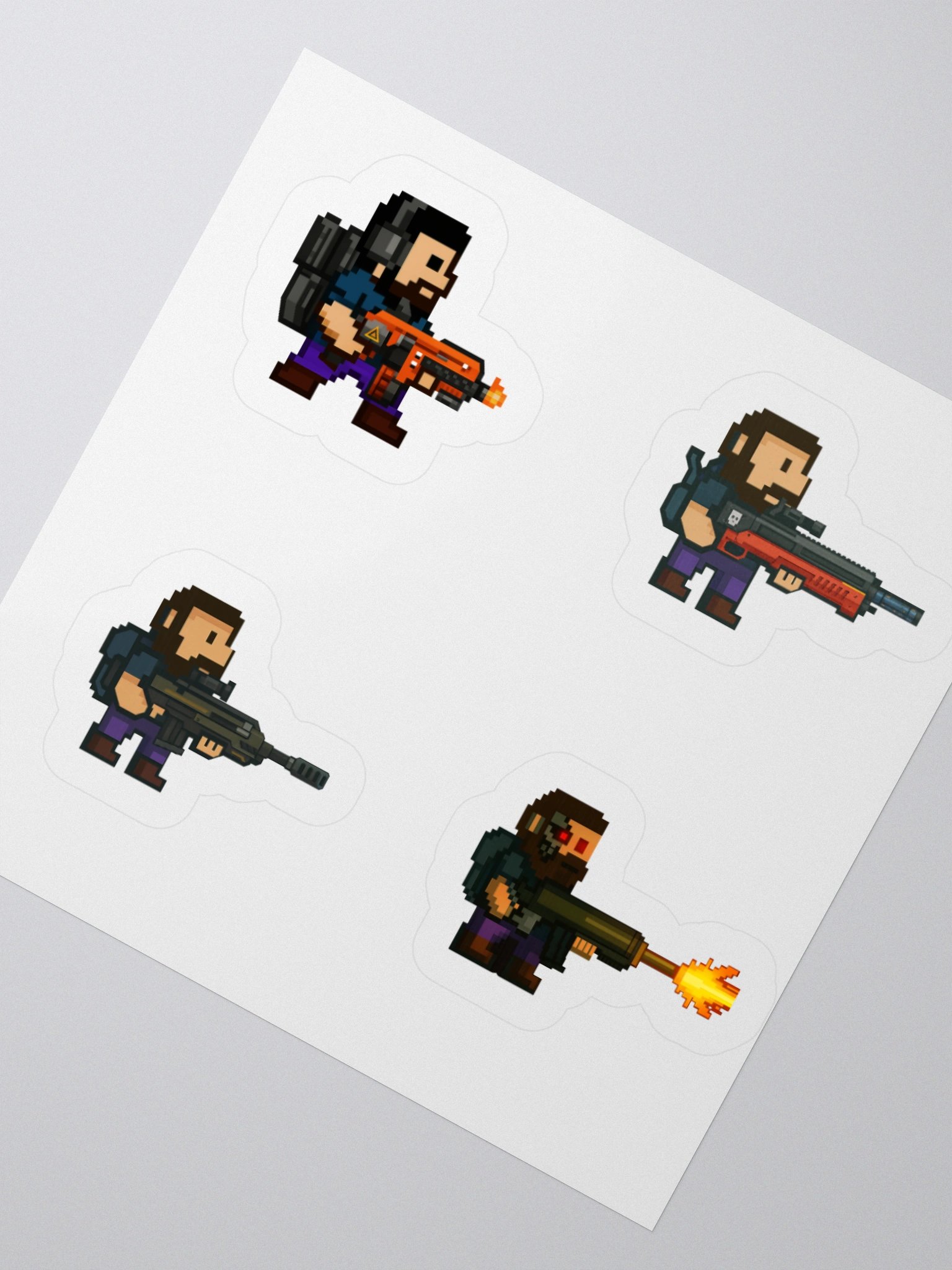 Retro Diver Sticker Set product image (5)