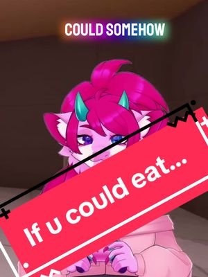 We were talking about food 😭 Can’t take them anywhere #vtuber #vtuberclips #furry #hopecore 