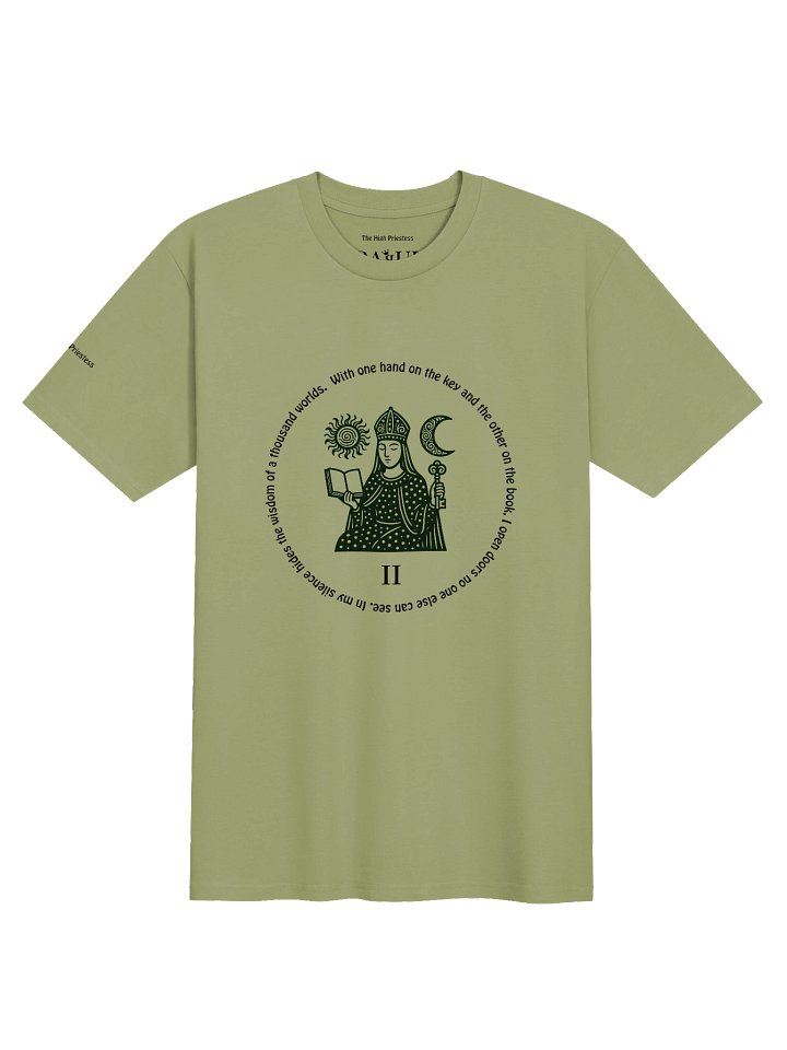 The High Priestess - ArcanaPop T-Shirt – Where Tarot Magic Meets Pop Art product image (1)