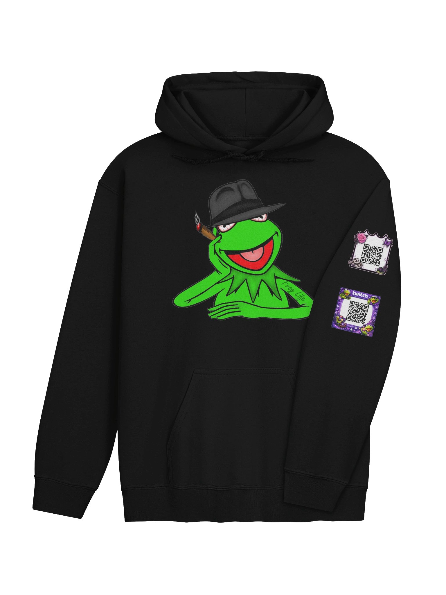 Stay Froggy Hoodie w/QR product image (4)