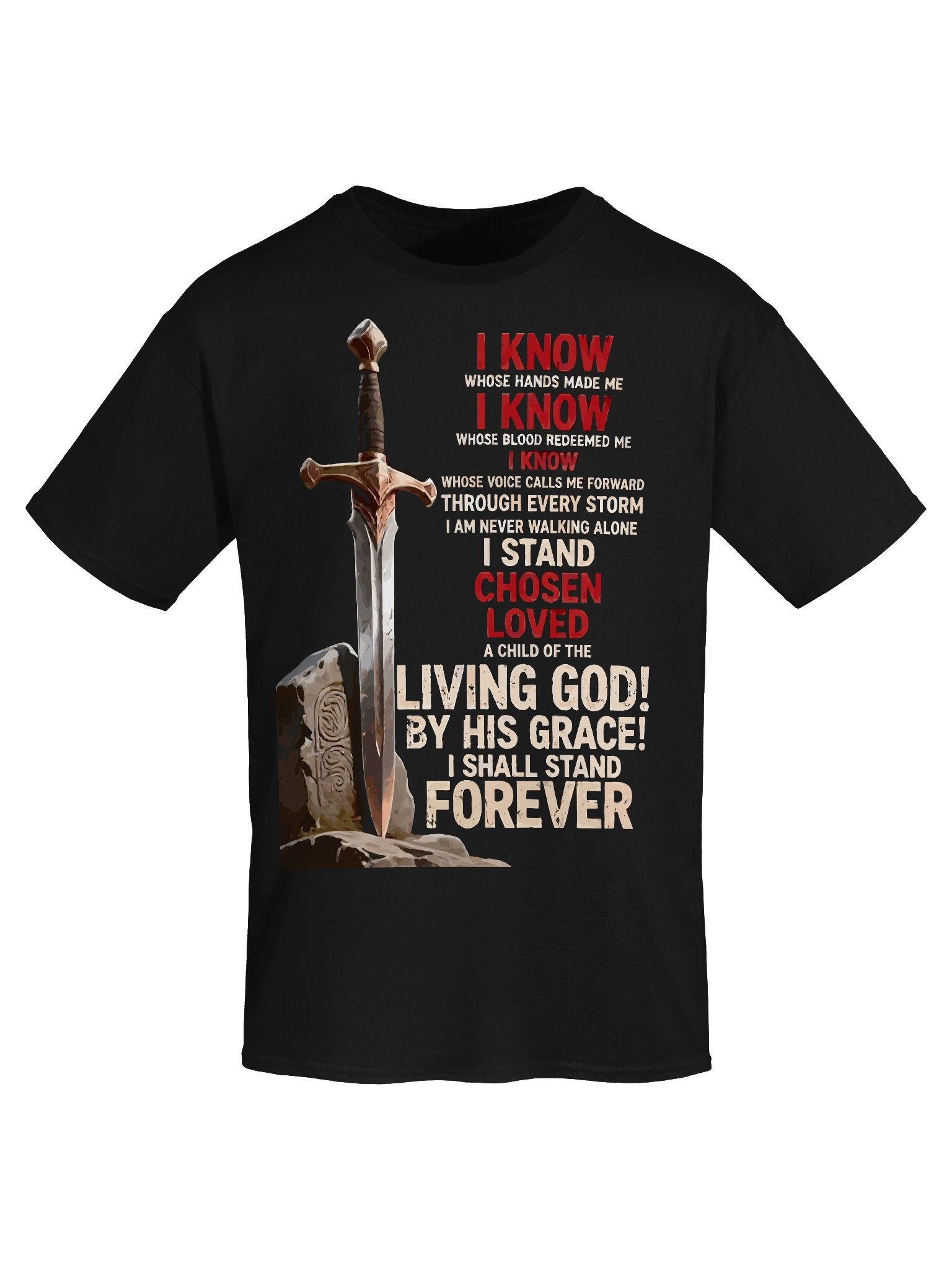 Chosen by Grace Christian Tee product image (5)