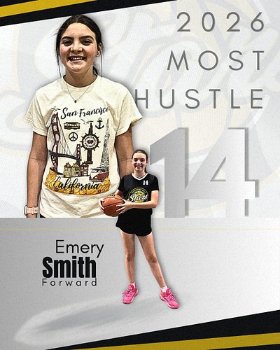 ⭐️ 2033 Hustle Award — Emery ⭐️

One thing you never have to question about Emery is her effort.

She gives 110% anytime, any...