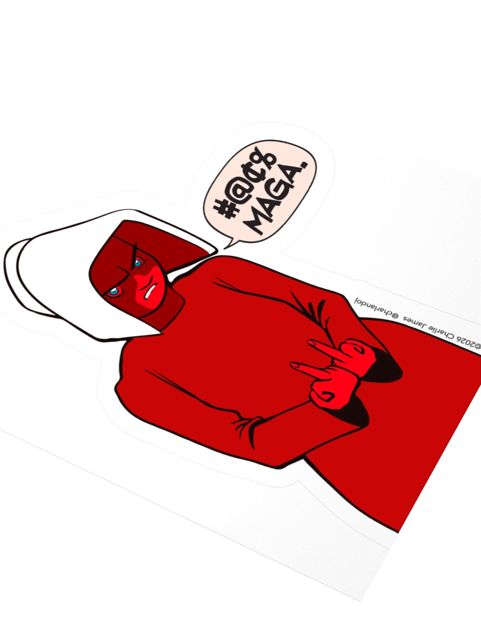 Nolite Te Bastardes Carborundorum Kiss Cut Sticker product image (3)