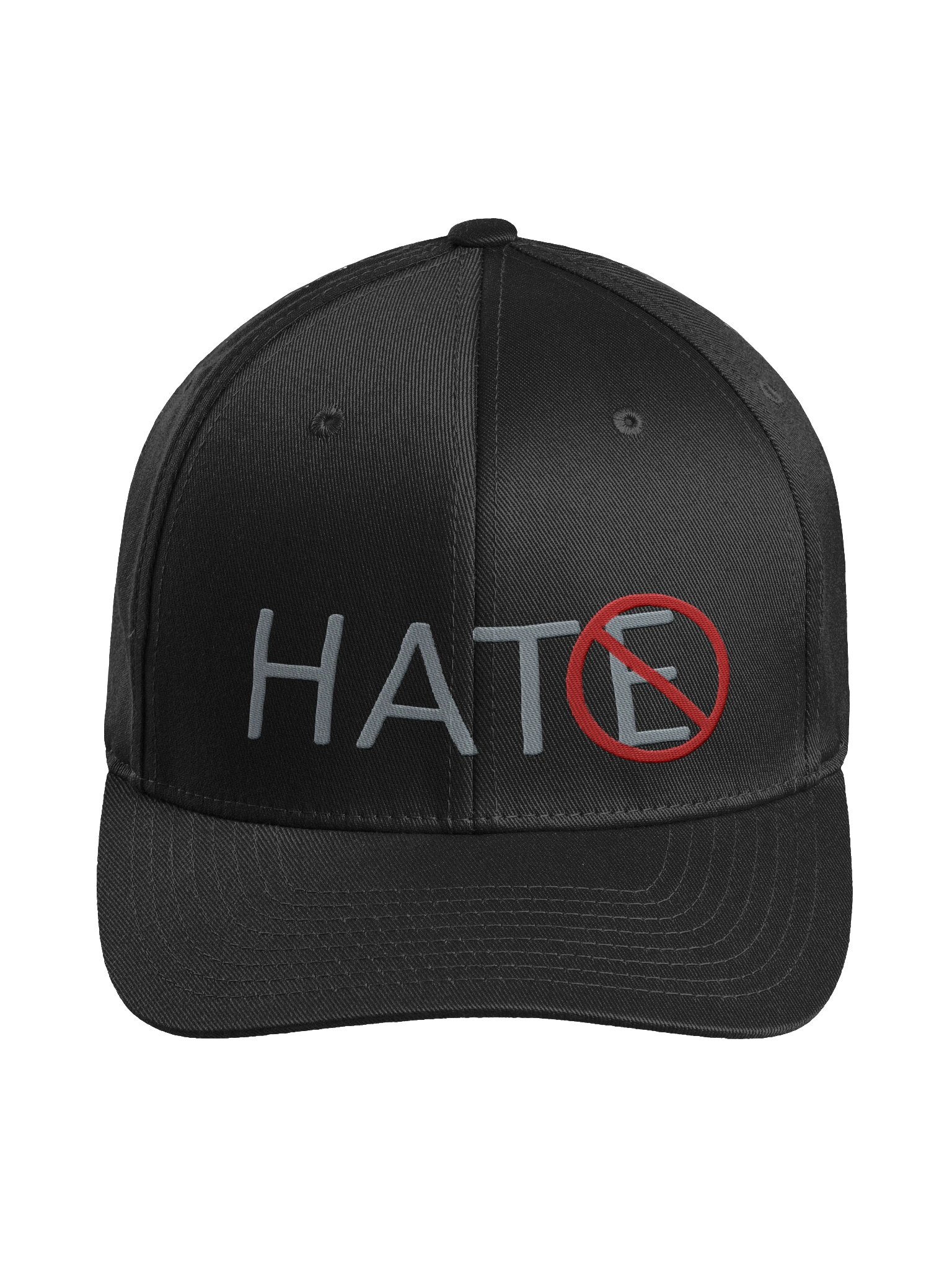 No Hate Flexfit Cap - Gray Lettering product image (1)