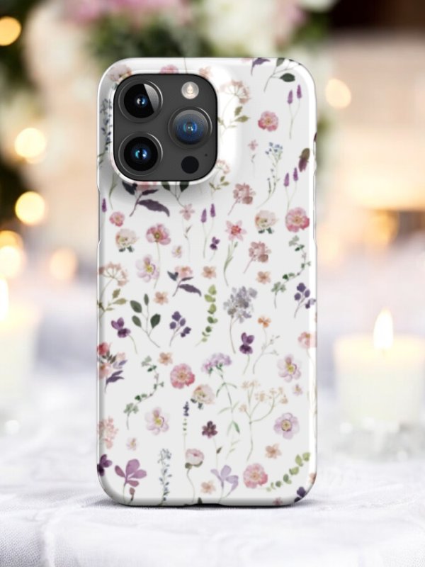 WILDFLOWER WEDDING WATERCOLOR Snap Case product image (4)