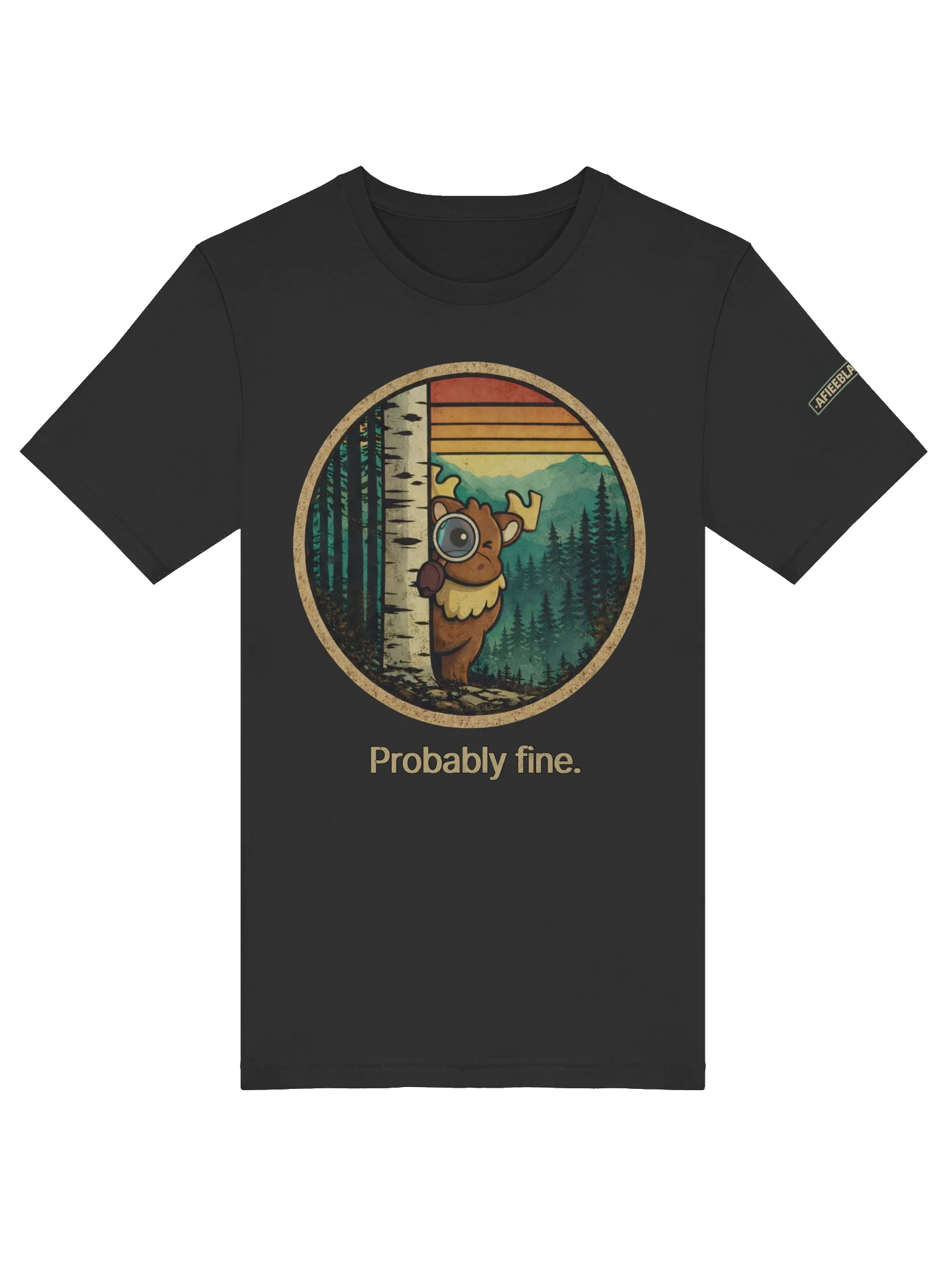 Probably Fine Moose T-Shirt product image (29)