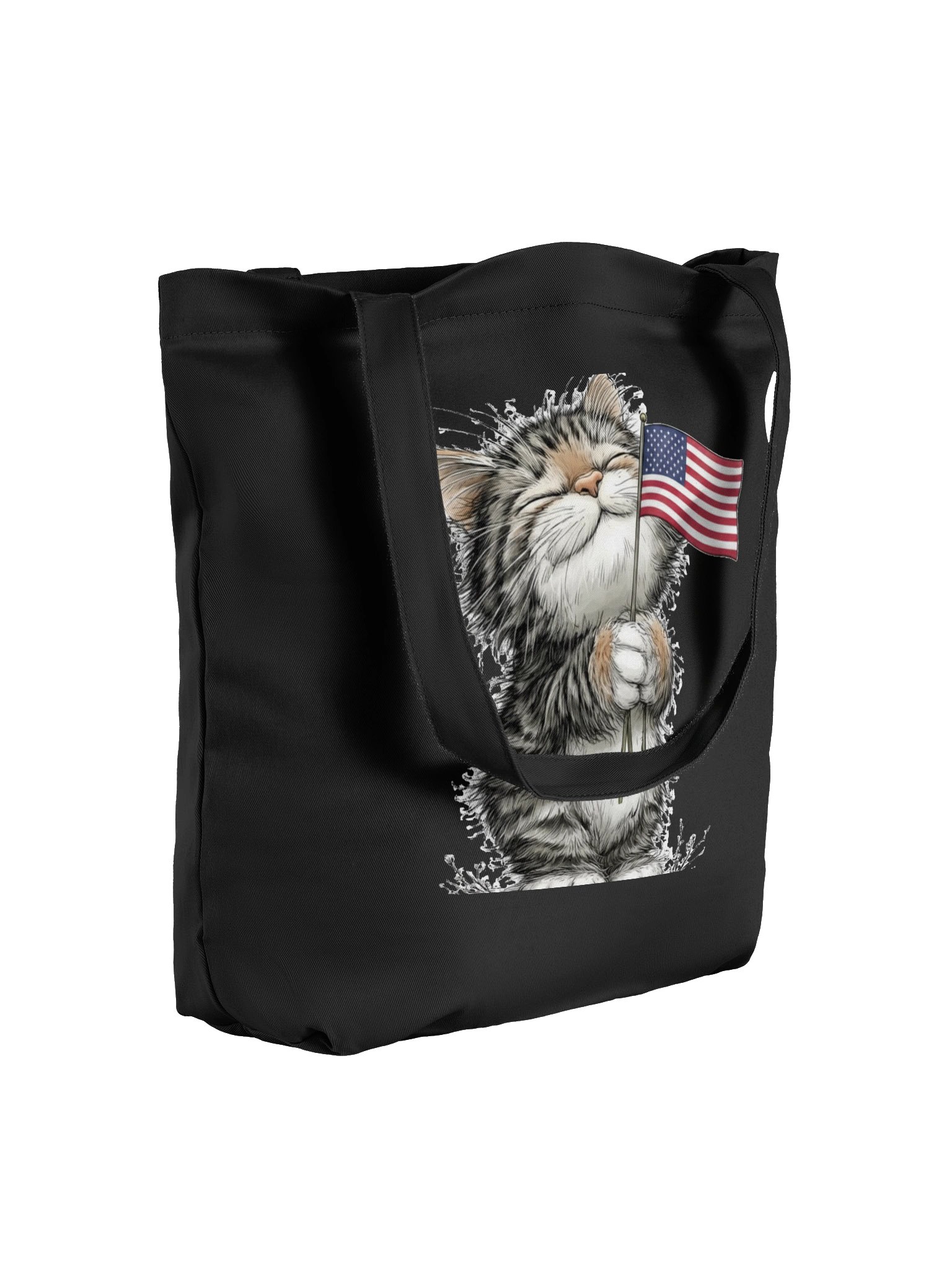 Patriotic Kitten Tote Bag product image (7)