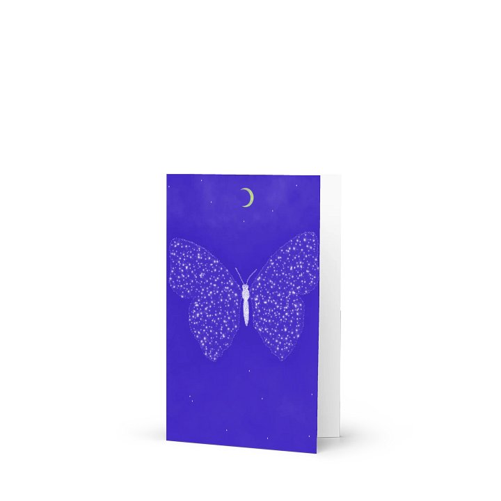 Starry Butterfly Greeting Card product image (1)