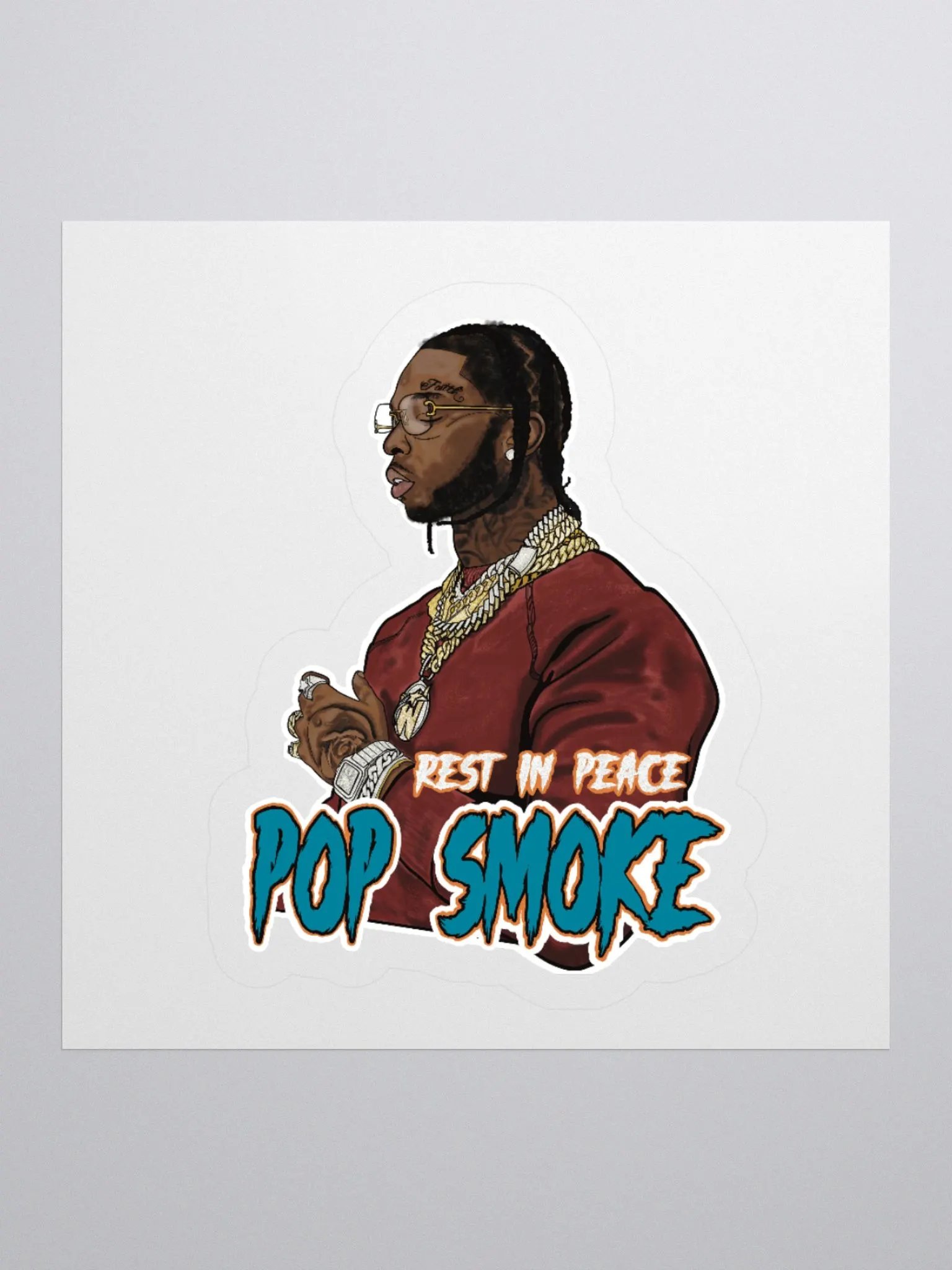 Pop Smoke Sticker product image (1)