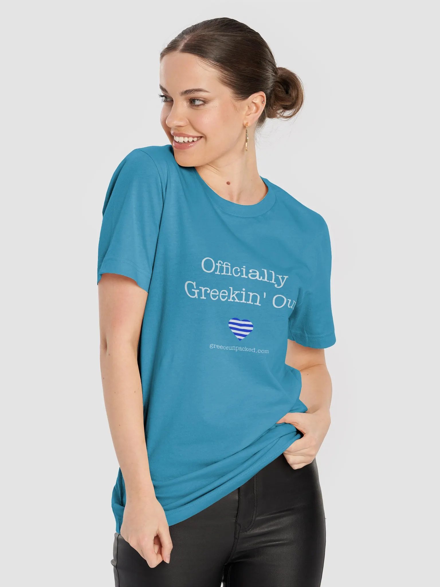 Officially Greekin' out - t-shirt product image (46)