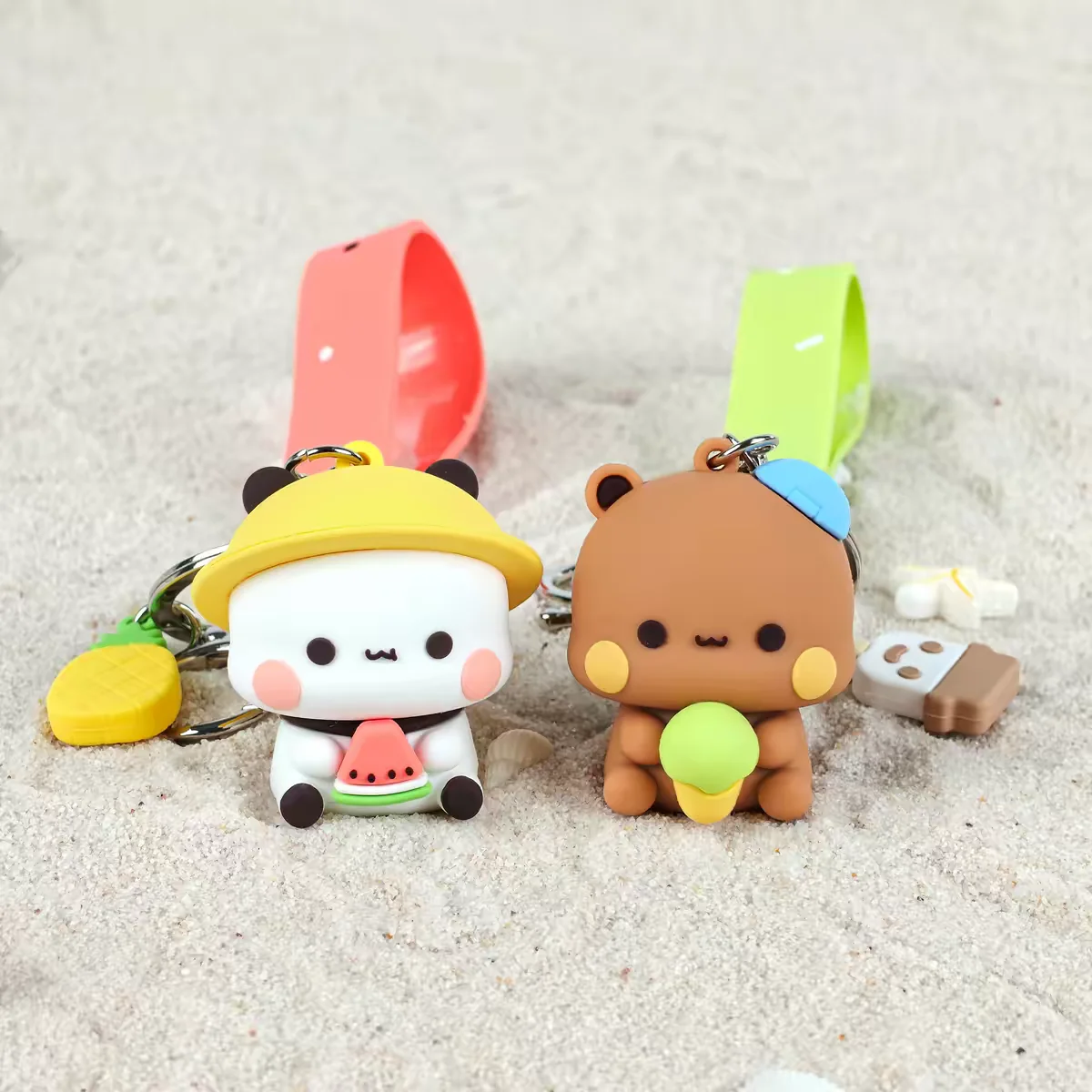 Bubu & Dudu Summer Keychain + Free Stickers ( 100 Units ) product image (1)