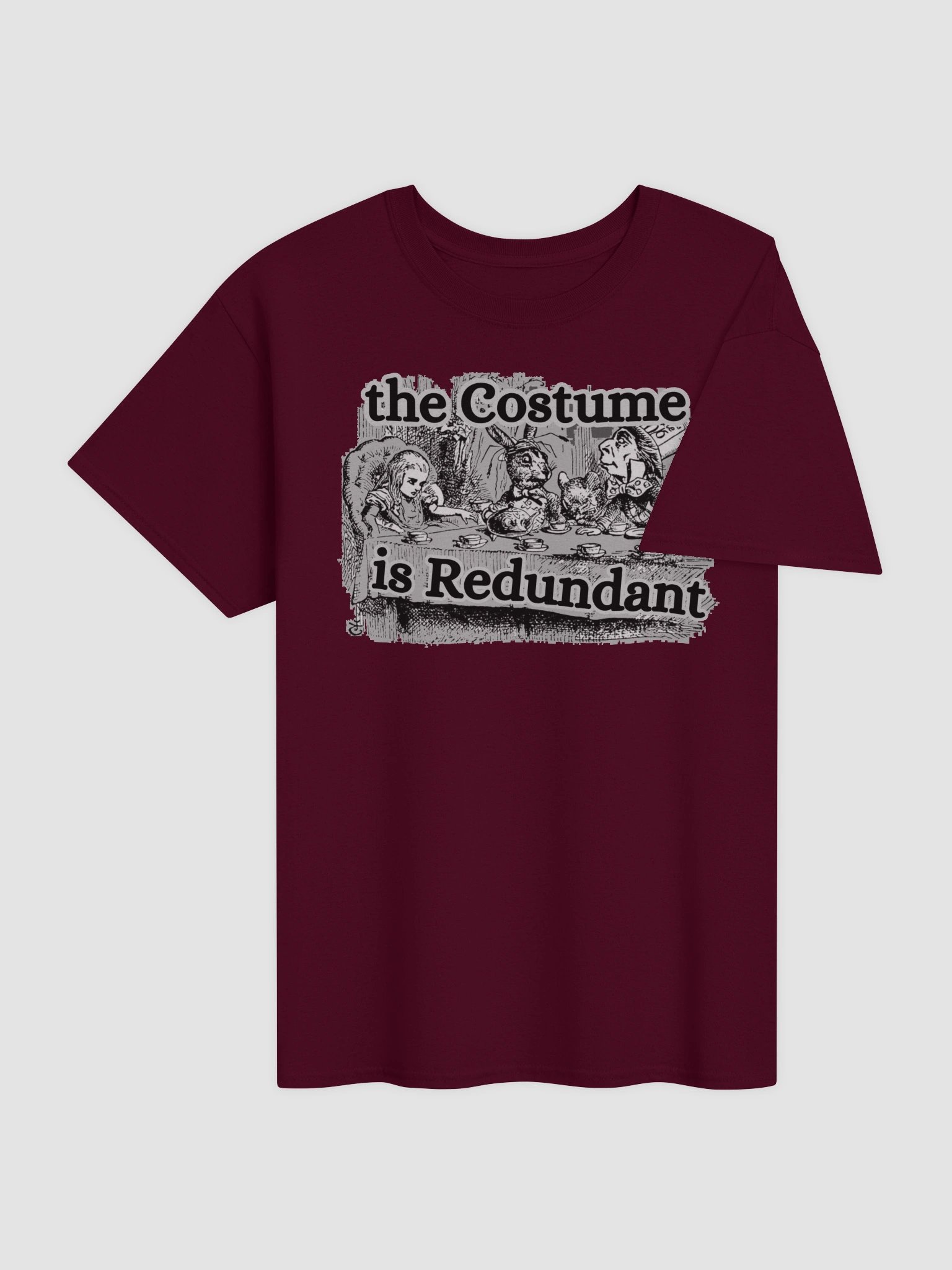 the Costume is Redundant, Alice Tea Party, Halloween Unisex Heavyweight T-Shirt product image (24)