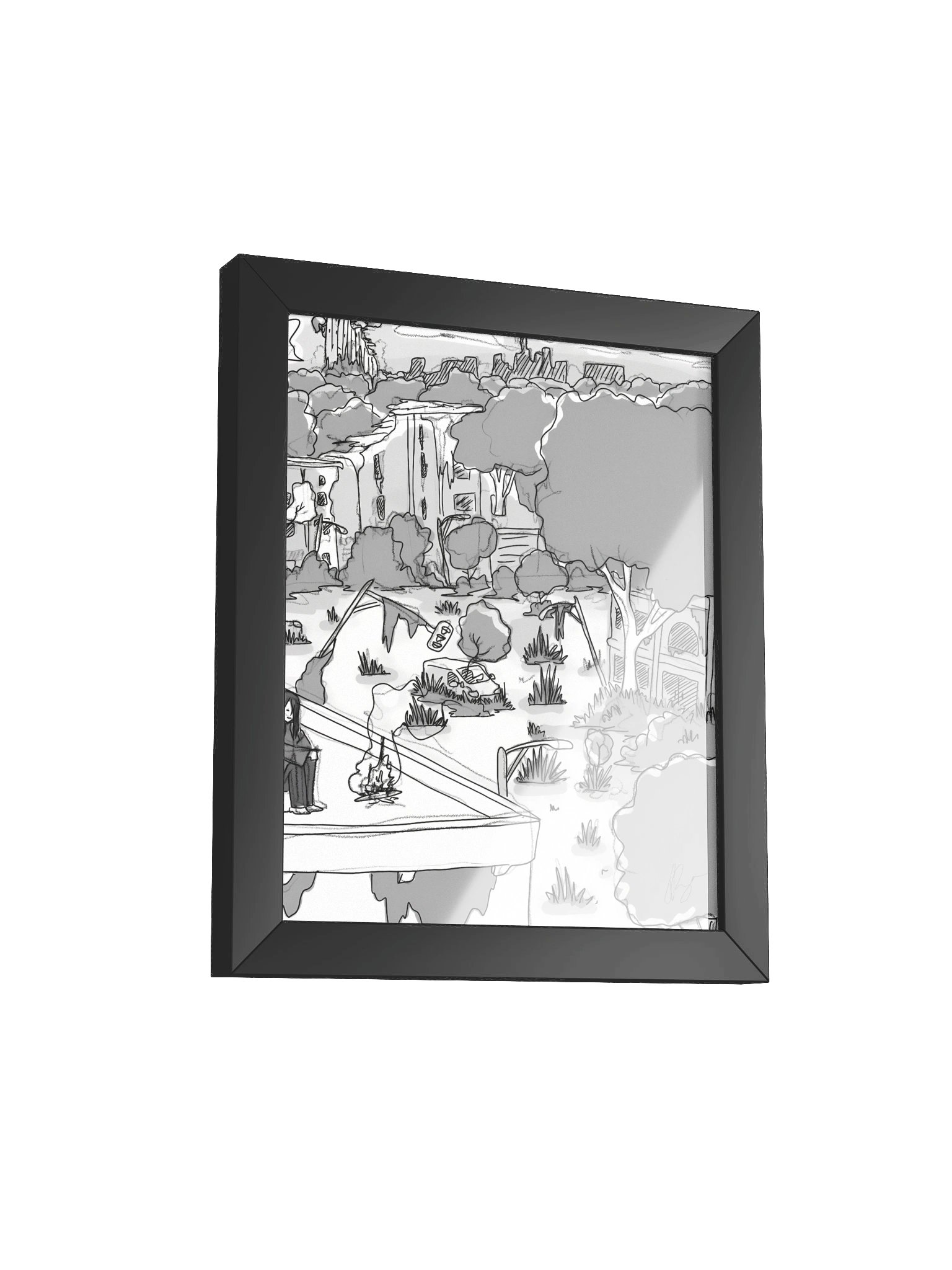 Alone — Framed Print product image (31)