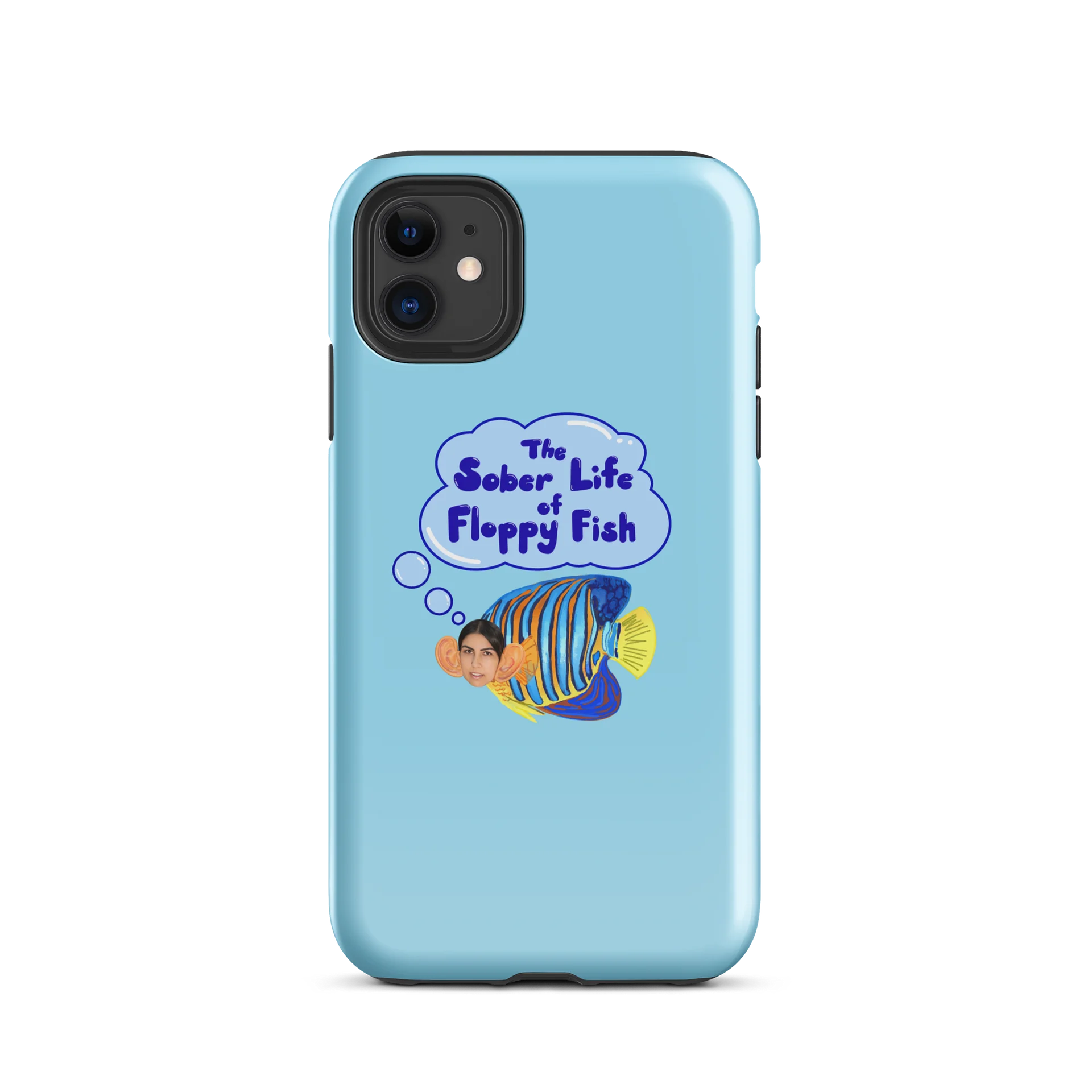 Sober Floppy Fish iPhone Case product image (28)
