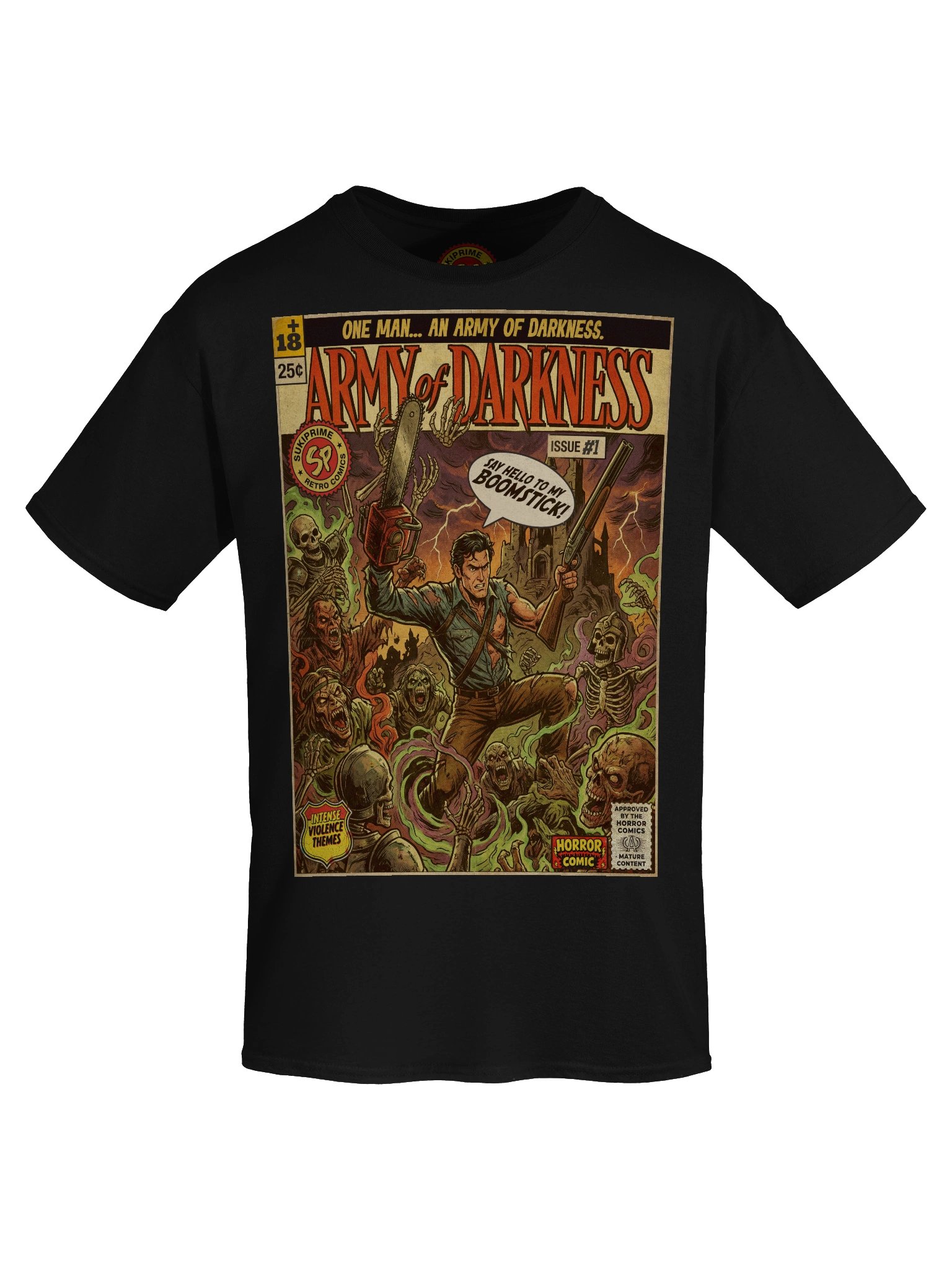 Army of Darkness Movie Comic Art T-Shirt product image (5)