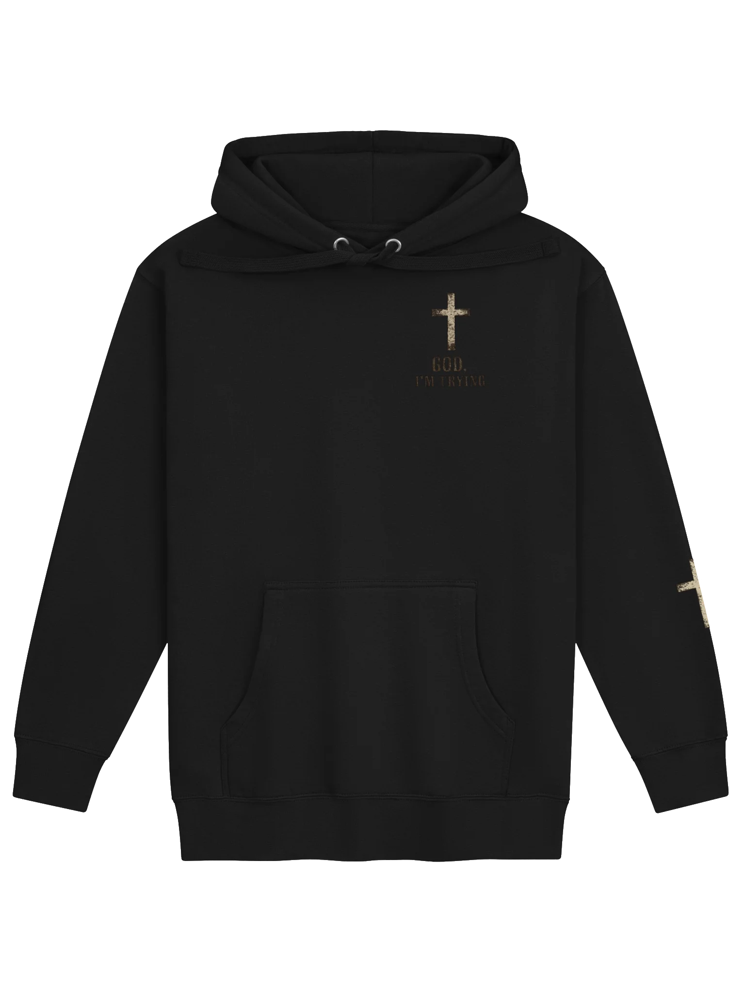 God, I'm Trying Premium Hoodie product image (5)