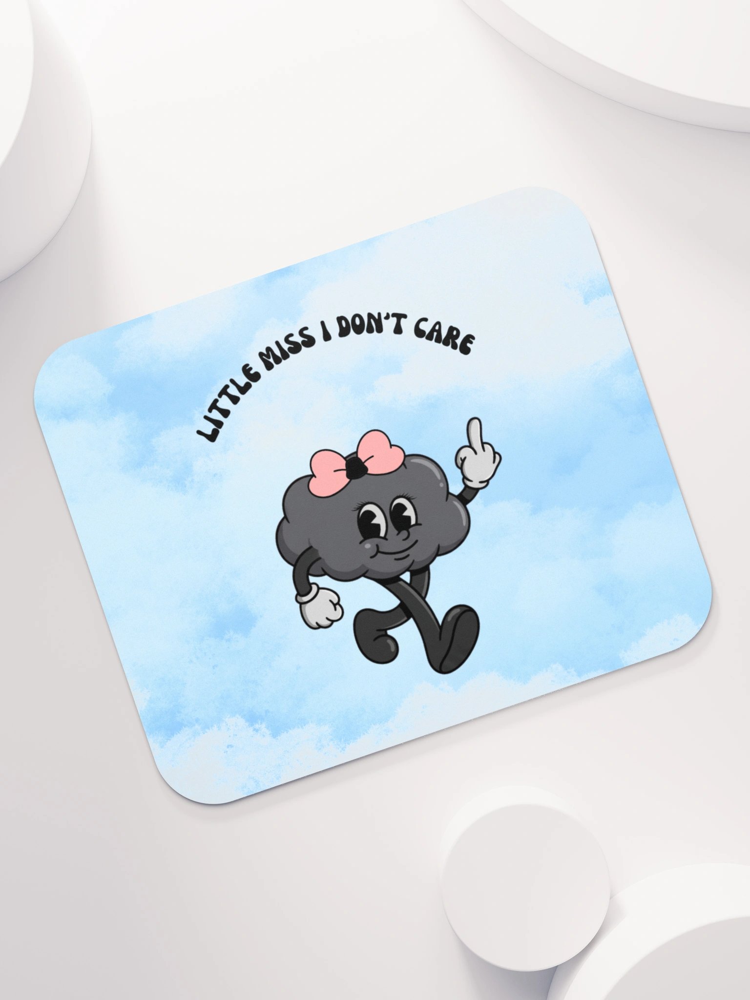 Little Miss I Don’t Care Mouse Pad product image (7)