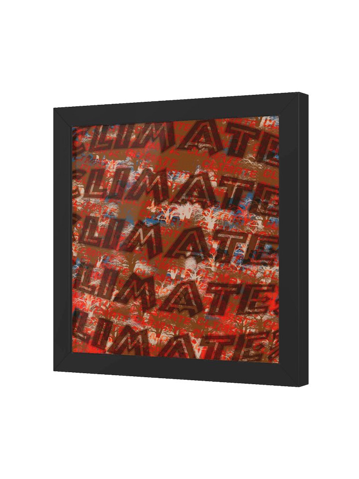 Scared For The Climate - Framed Print product image (2)