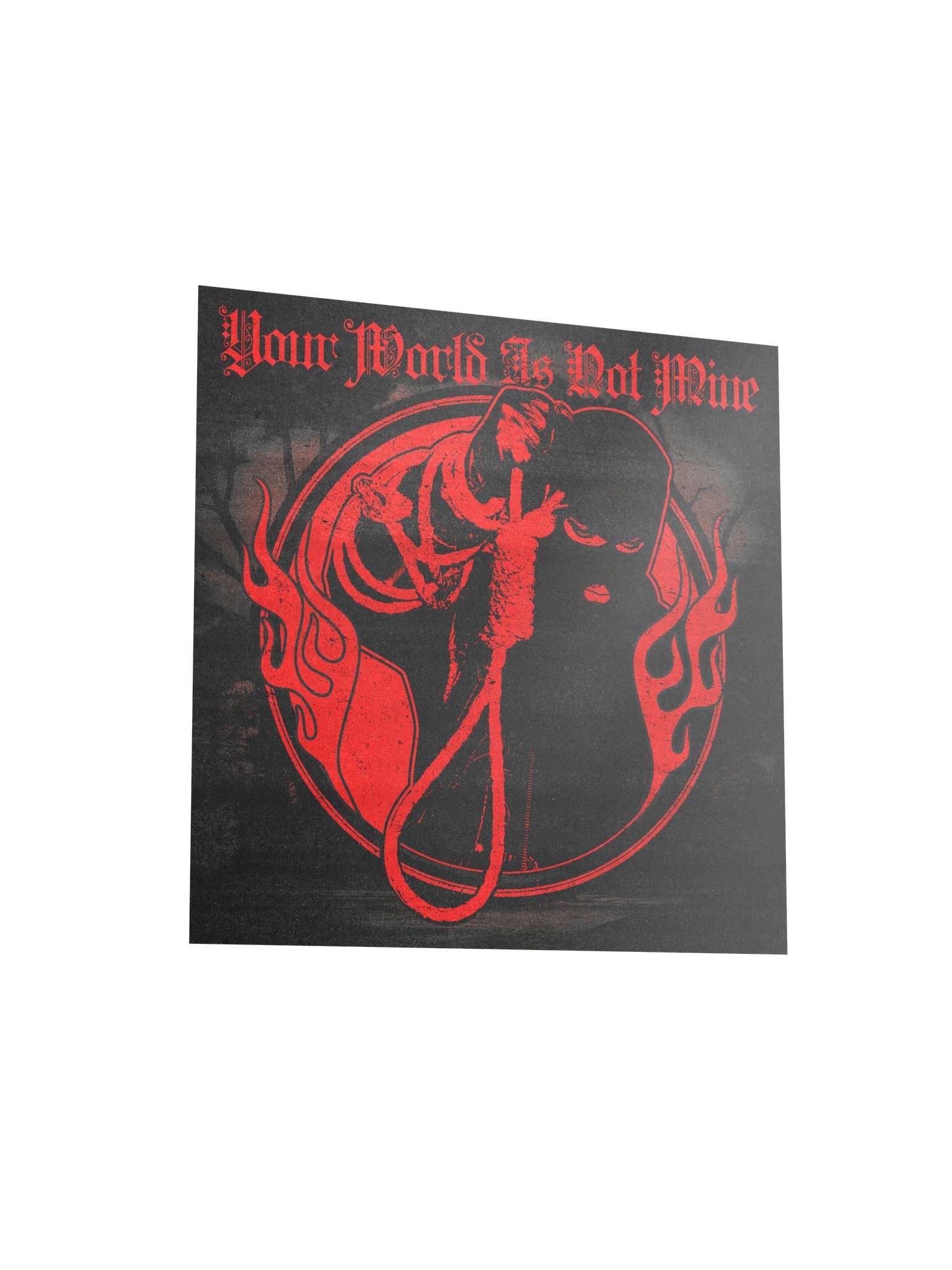 YOUR WORLD IS NOT MINE POSTER RED product image (15)