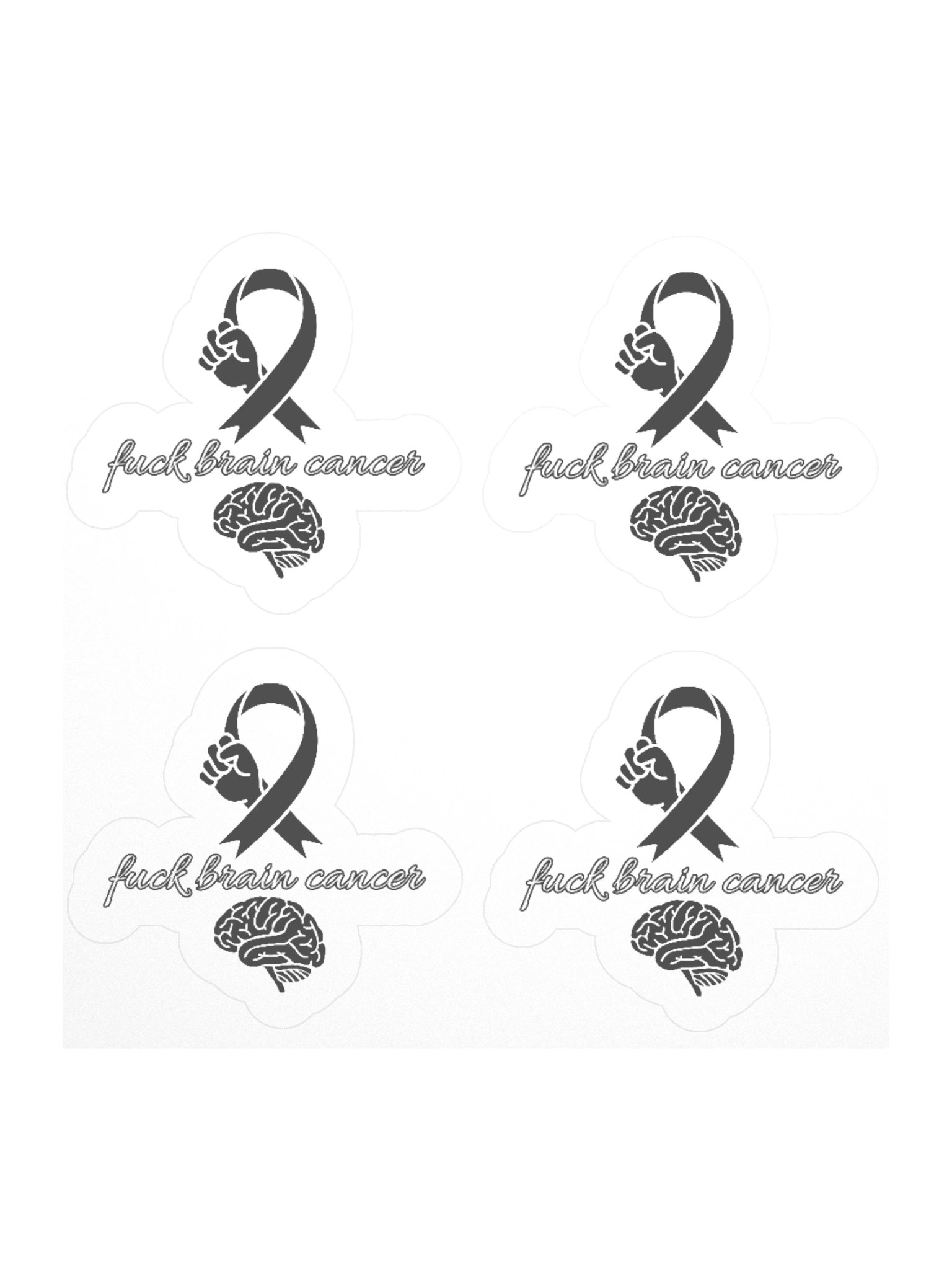 Fuck cancer stickers product image (1)