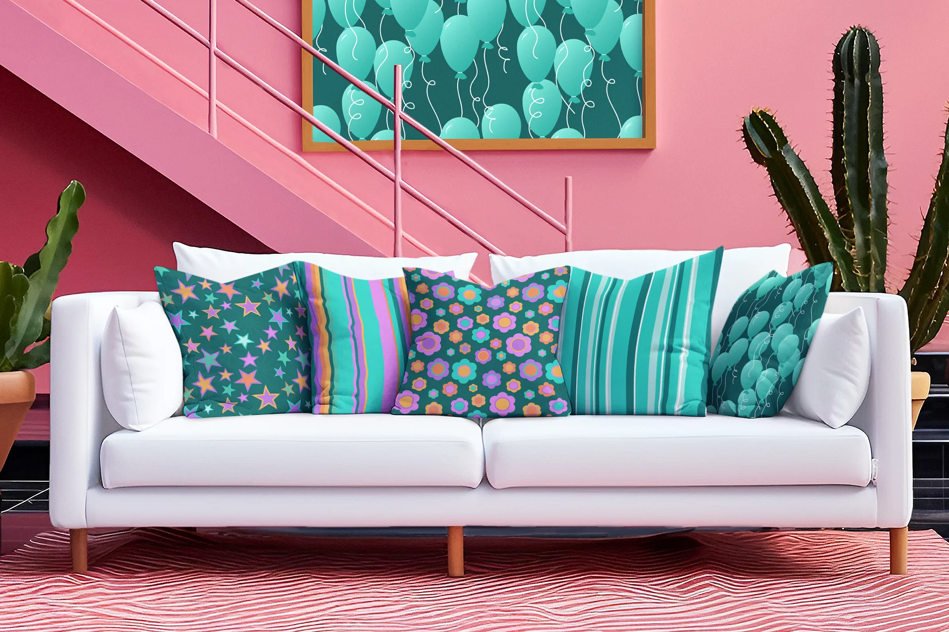 Party Time Balloon Pillow product image (5)