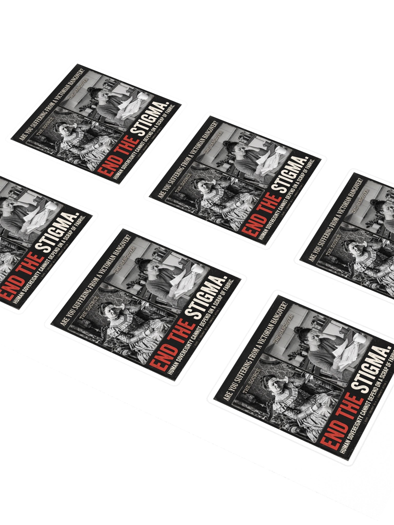 "The Victorian Hangover" Diagnostic Vinyl Sticker Sheet product image (3)