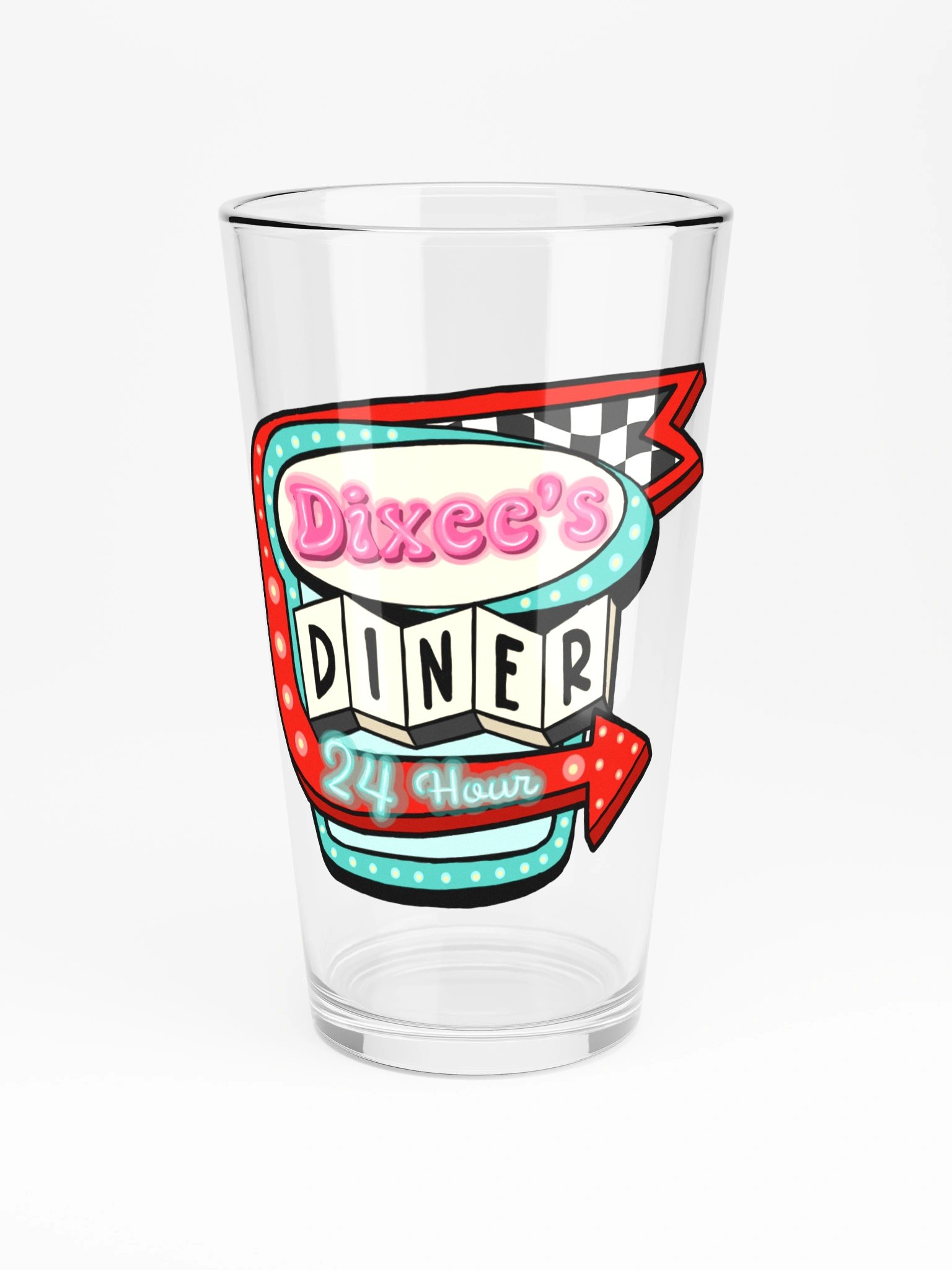 Dixee's Diner Pint Glass product image (4)