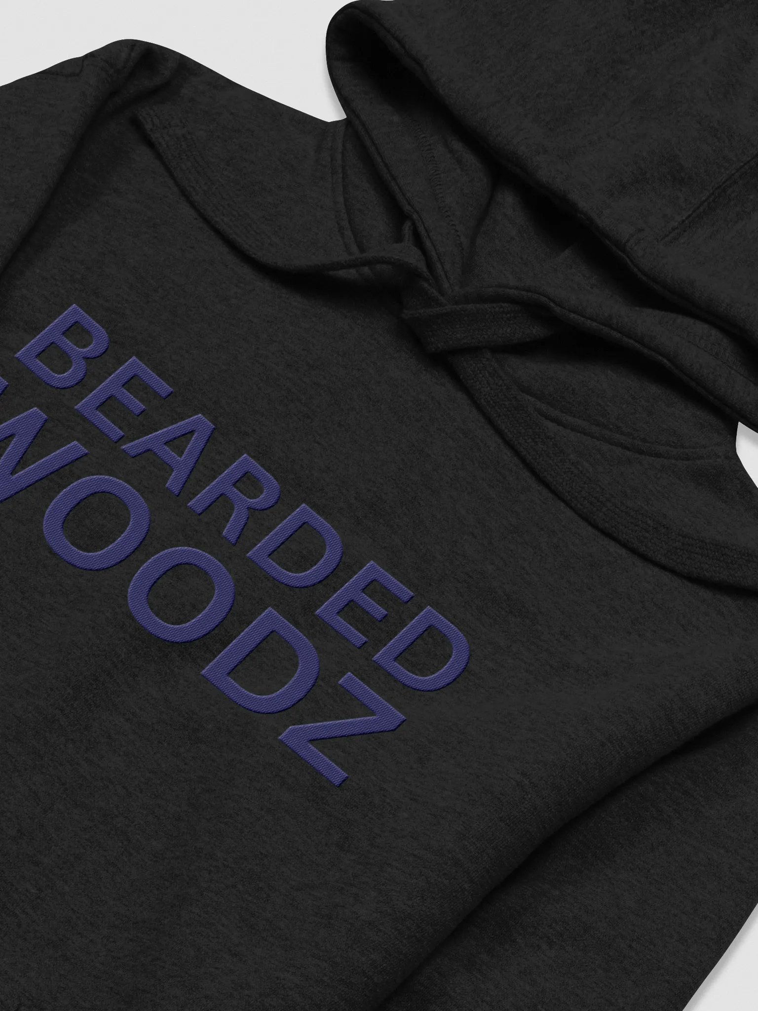 Men's Bearded Woodz Hoodie - Navy Embroidery product image (2)