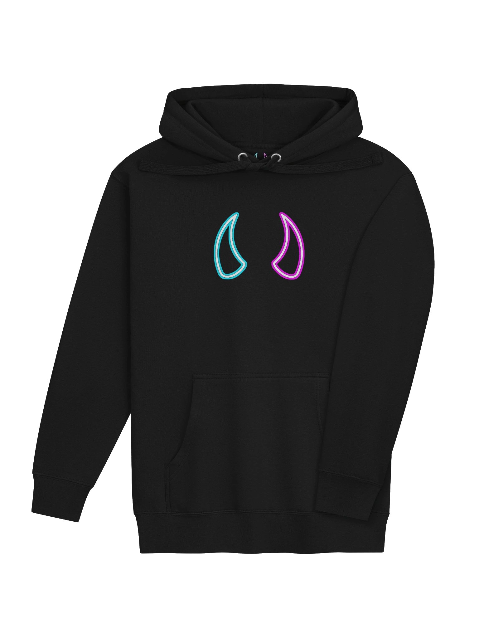 Neon horns basic hoodie product image (4)