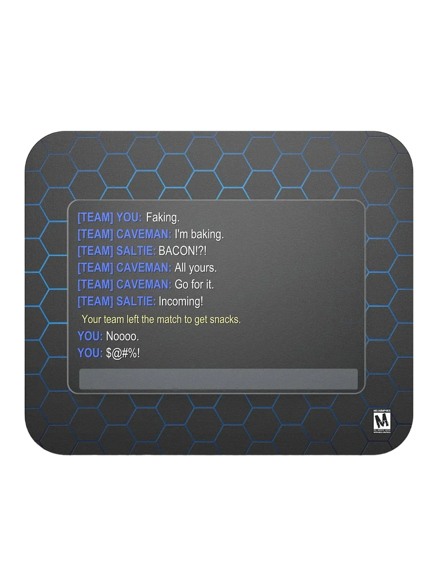 Carball Quick Chat Champ: Snacks - Mouse Pad | #MadeByMELO product image (2)
