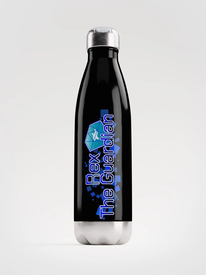 "Rex The Guardian" Banner Stainless Steel Bottle product image (1)