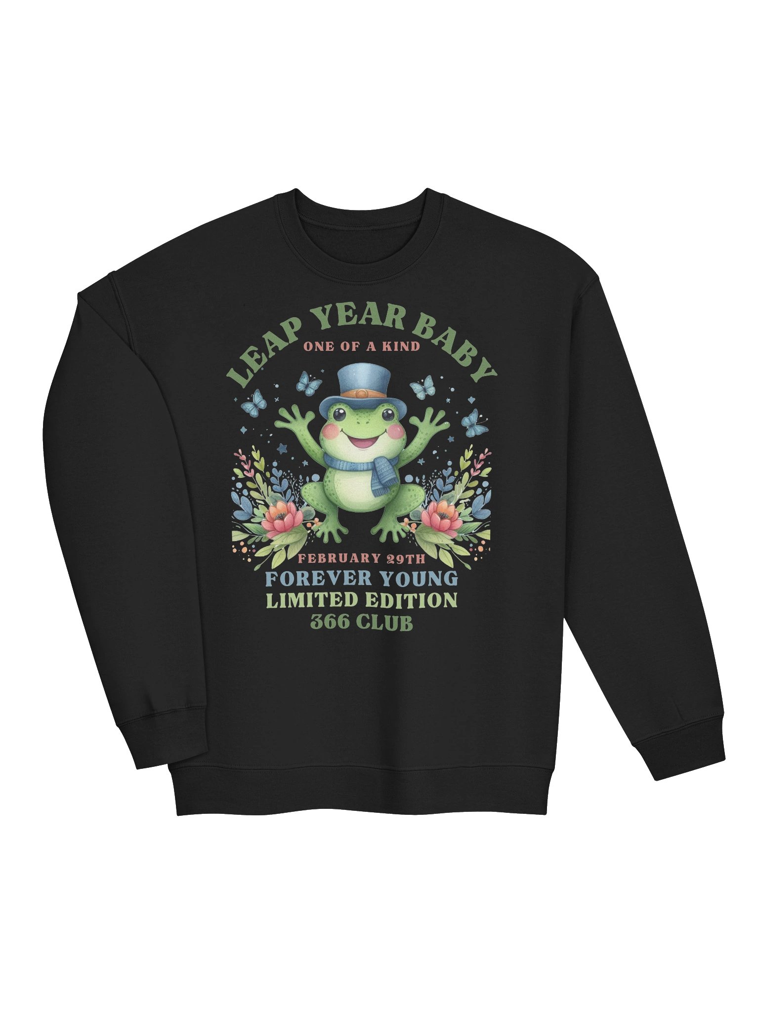 Leap Year Sweatshirt February 29th Birthday Long Sleeve Top Leapers 366 Club Unisex Gift product image (7)