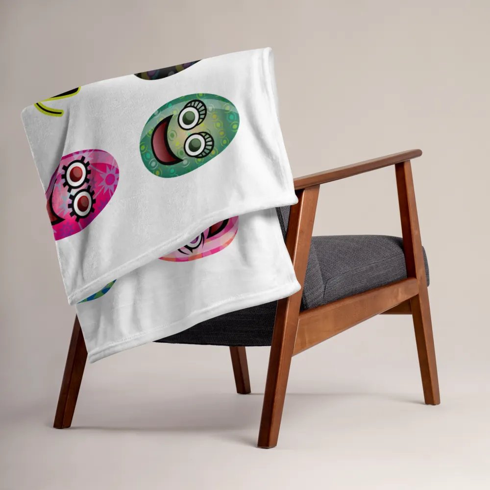 Happy Easter Egg Throw Blanket product image (15)