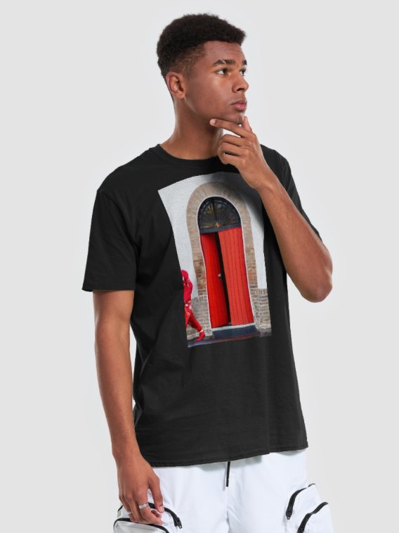 the door (front) light t-shirt (100% cotton) product image (1)