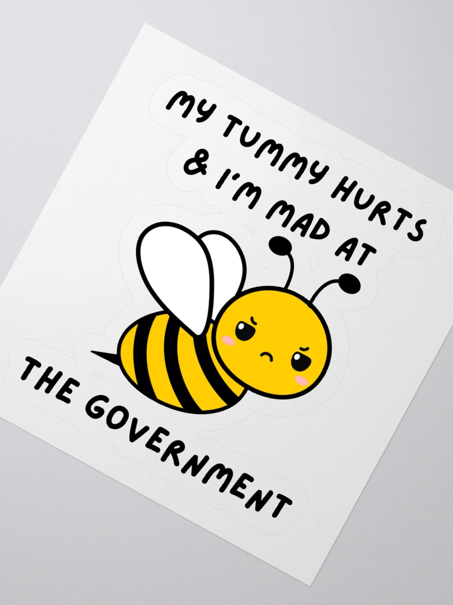 Tummy Hurts Sticker product image (2)