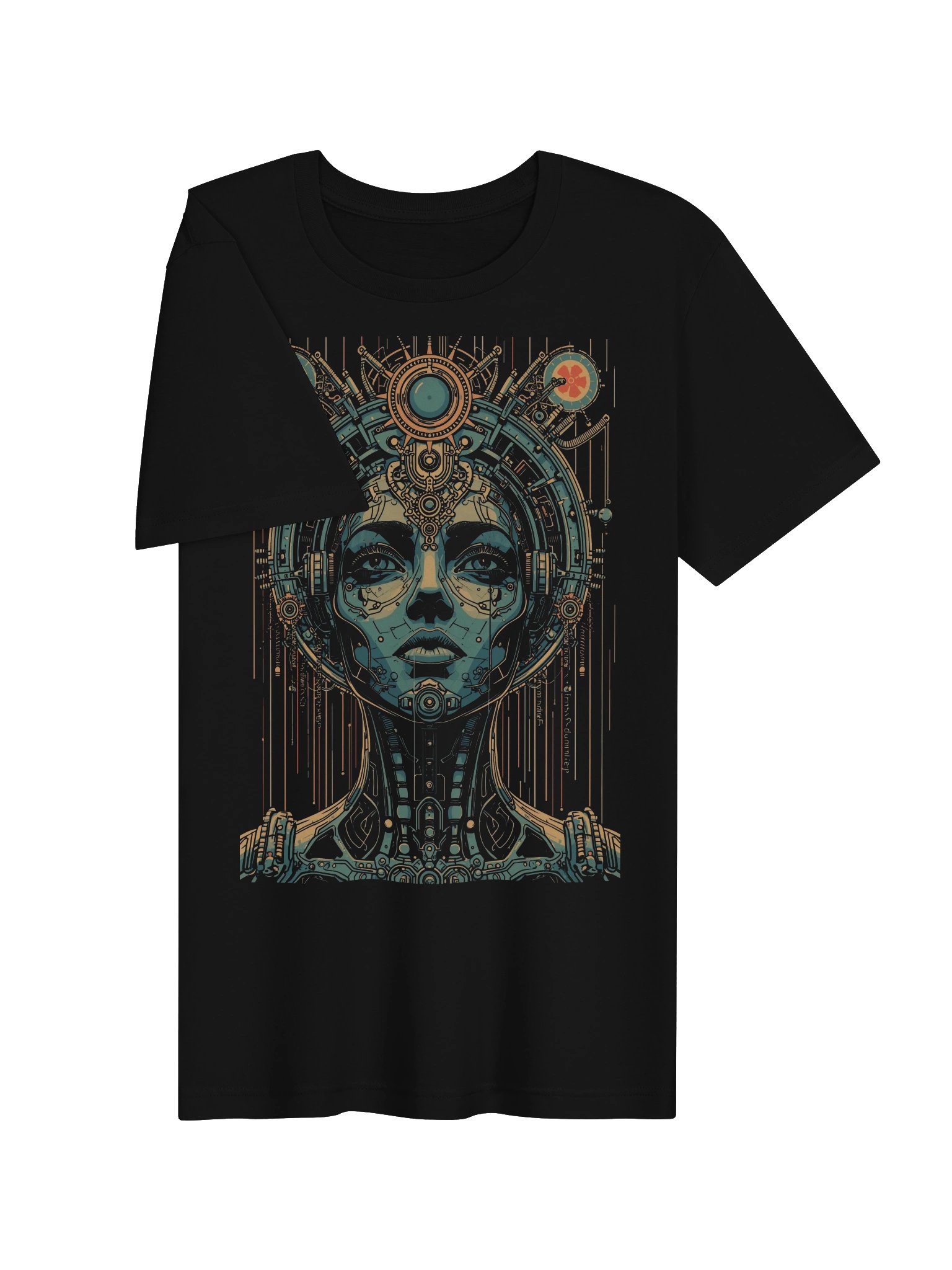 Cyber Muse Retro-Futurist Lightweight T-Shirt product image (6)