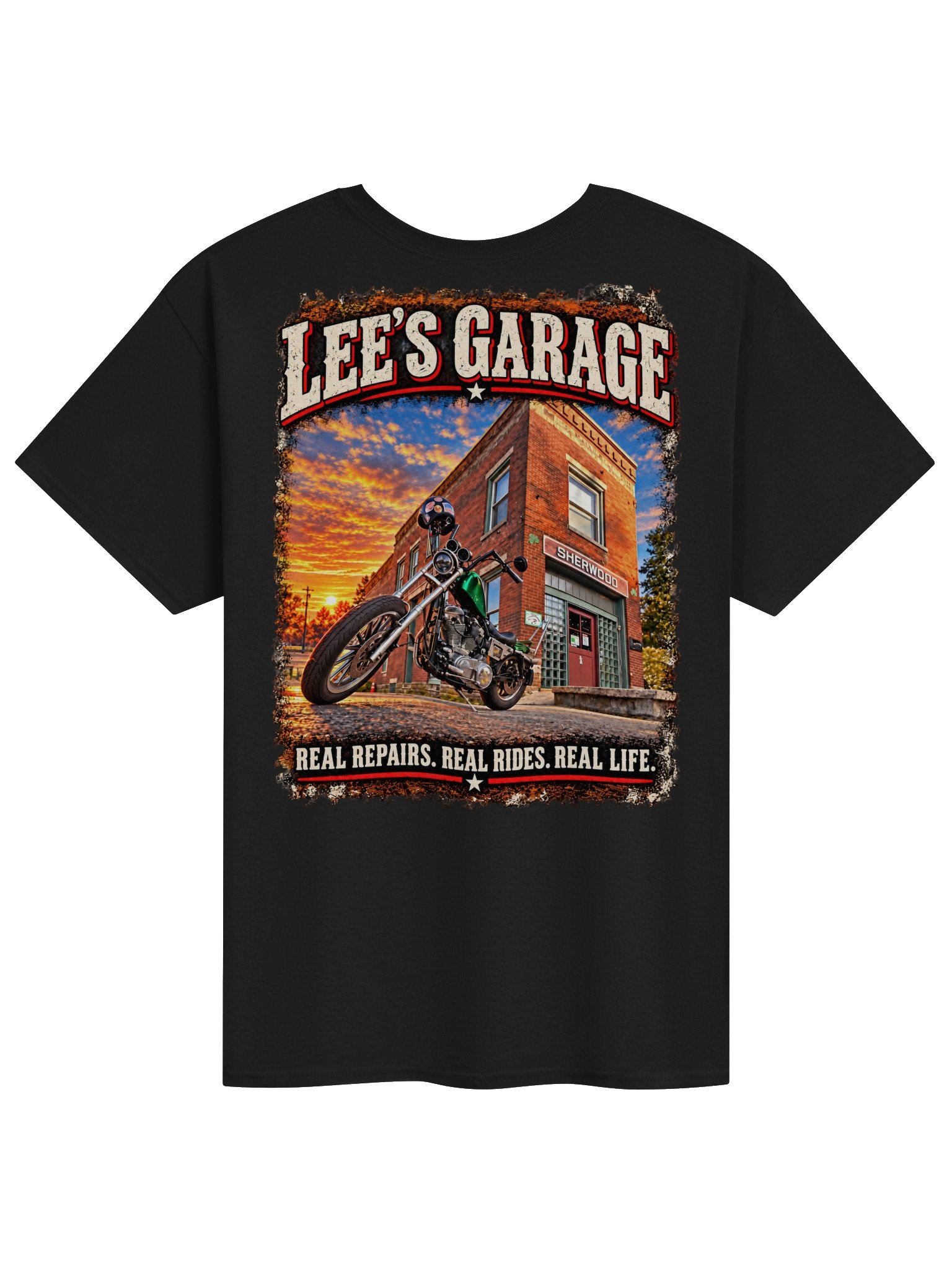 Lee’s Garage Chopper Tee product image (1)