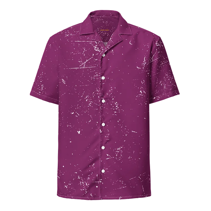 "A39" Magenta Speckle Hawaiian Shirt product image (1)