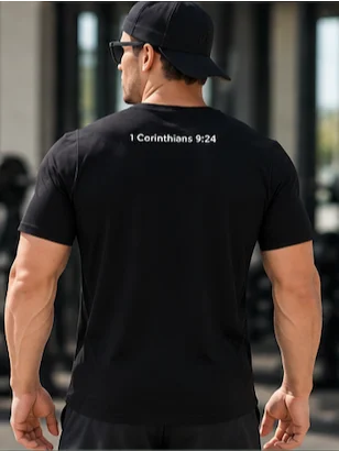 His House Mens Performance T-Shirt - Black by His House