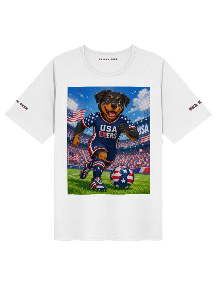 USA K9ERS Soccer Rottweiler Unisex Sports Jersey product image (1)