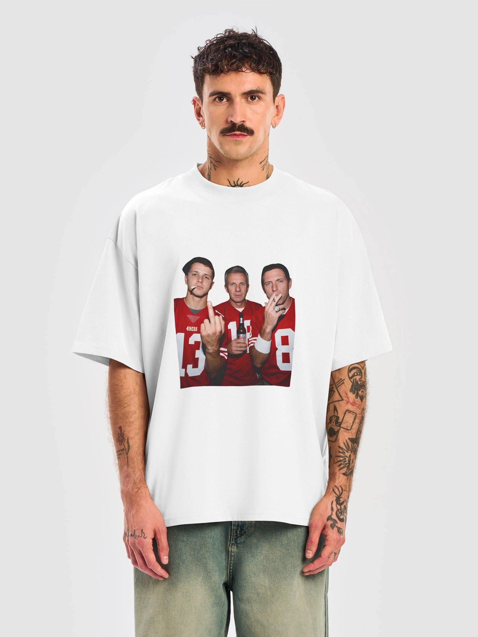 Purdy Joe Montana Steve Young Smoking Shirt product image (14)