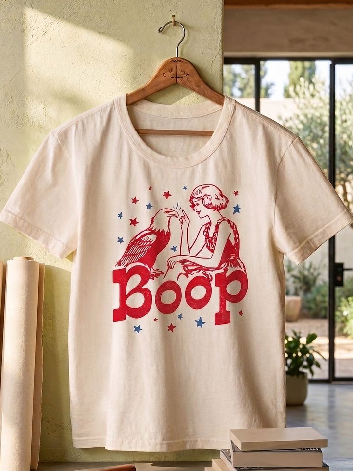 Boop Eagle 4th Of July Graphic Tee product image (2)